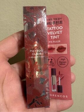 Tattoo Velvet Tint Lipstick - 16 Ruler (Deep Rose) 🌹 Brand New Never Used.
